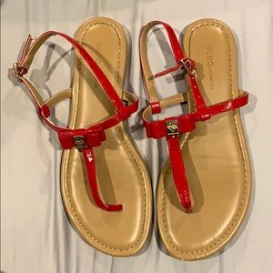 Red BCBG Sandals